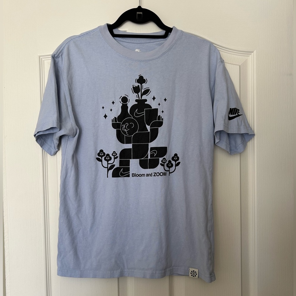 MENS NIKE TSHIRT BLOOM AND ZOOM SZ S